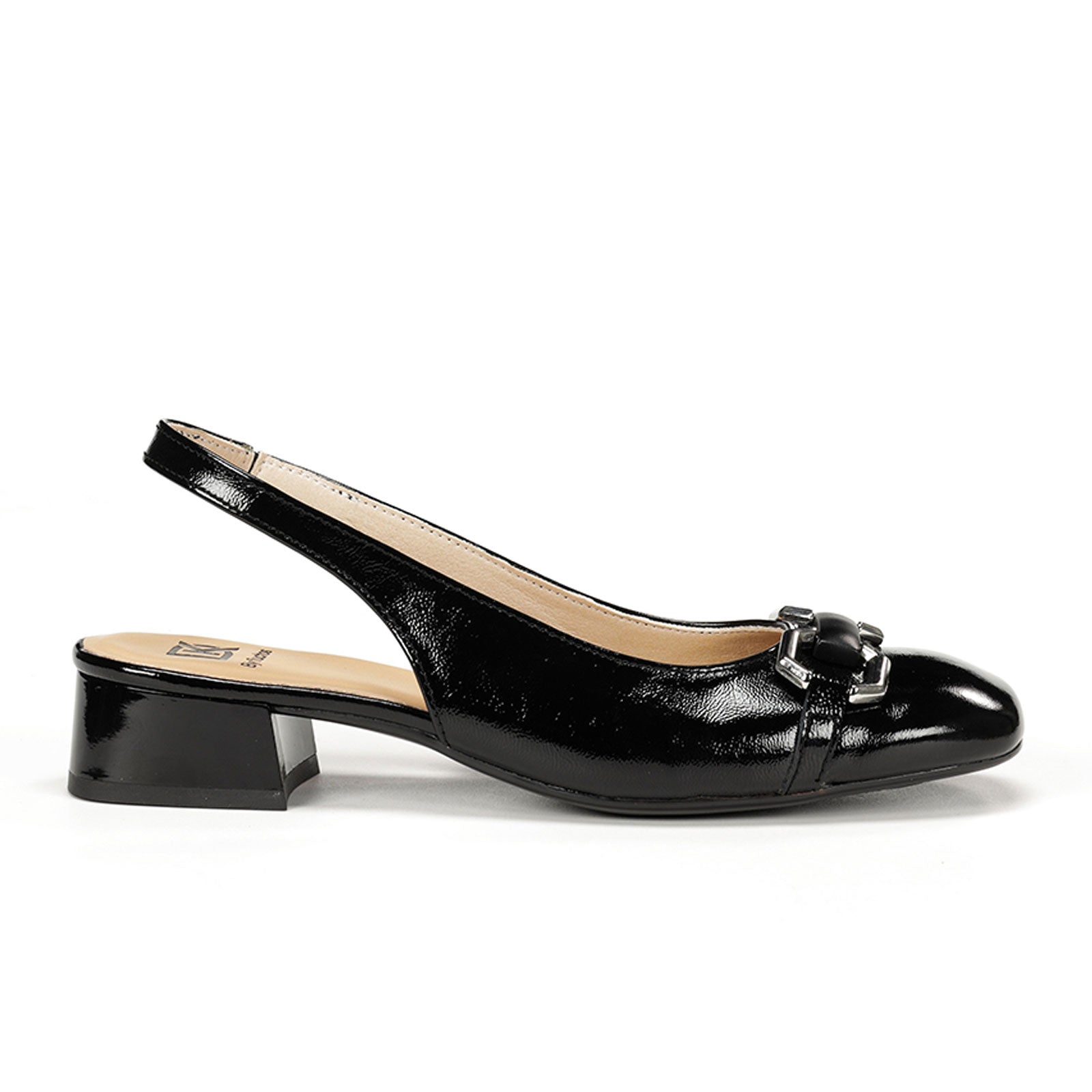 Dorking Gia D9307 Women's Slingback Heels - Black | Comfortable & Stylish for Work, Parties & Evening Events