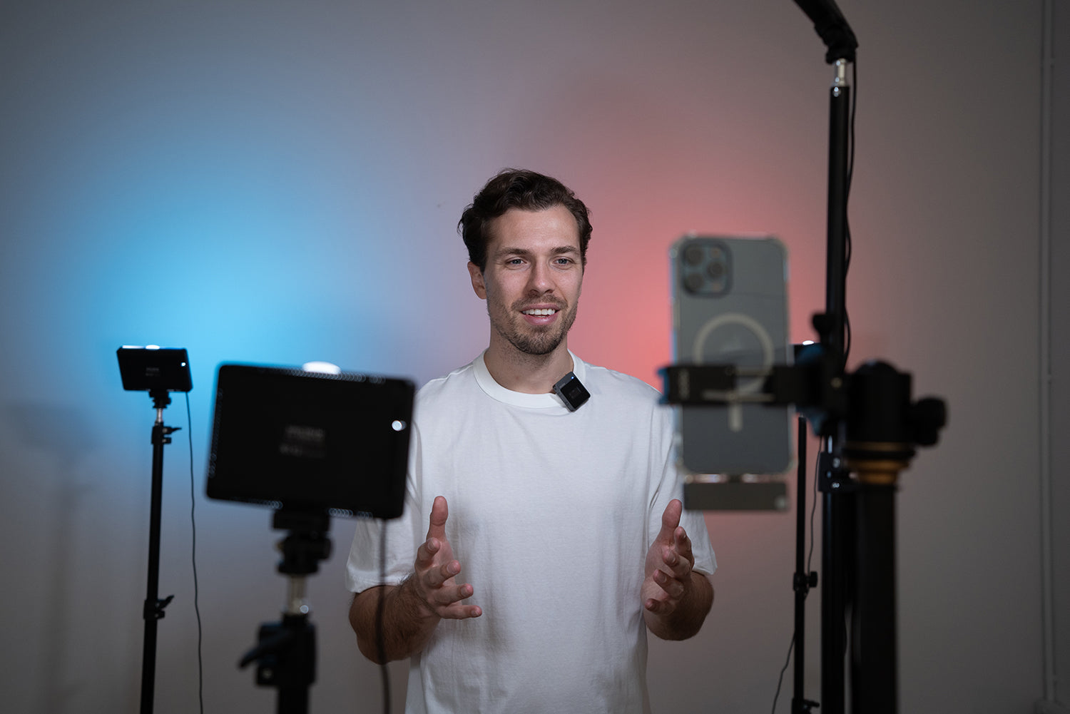 Professional YouTube & TikTok Vlogging Kit - Self Tape Audition Lighting Setup for Streaming & Content Creation | Perfect for Beginners, Influencers & Live Broadcasts