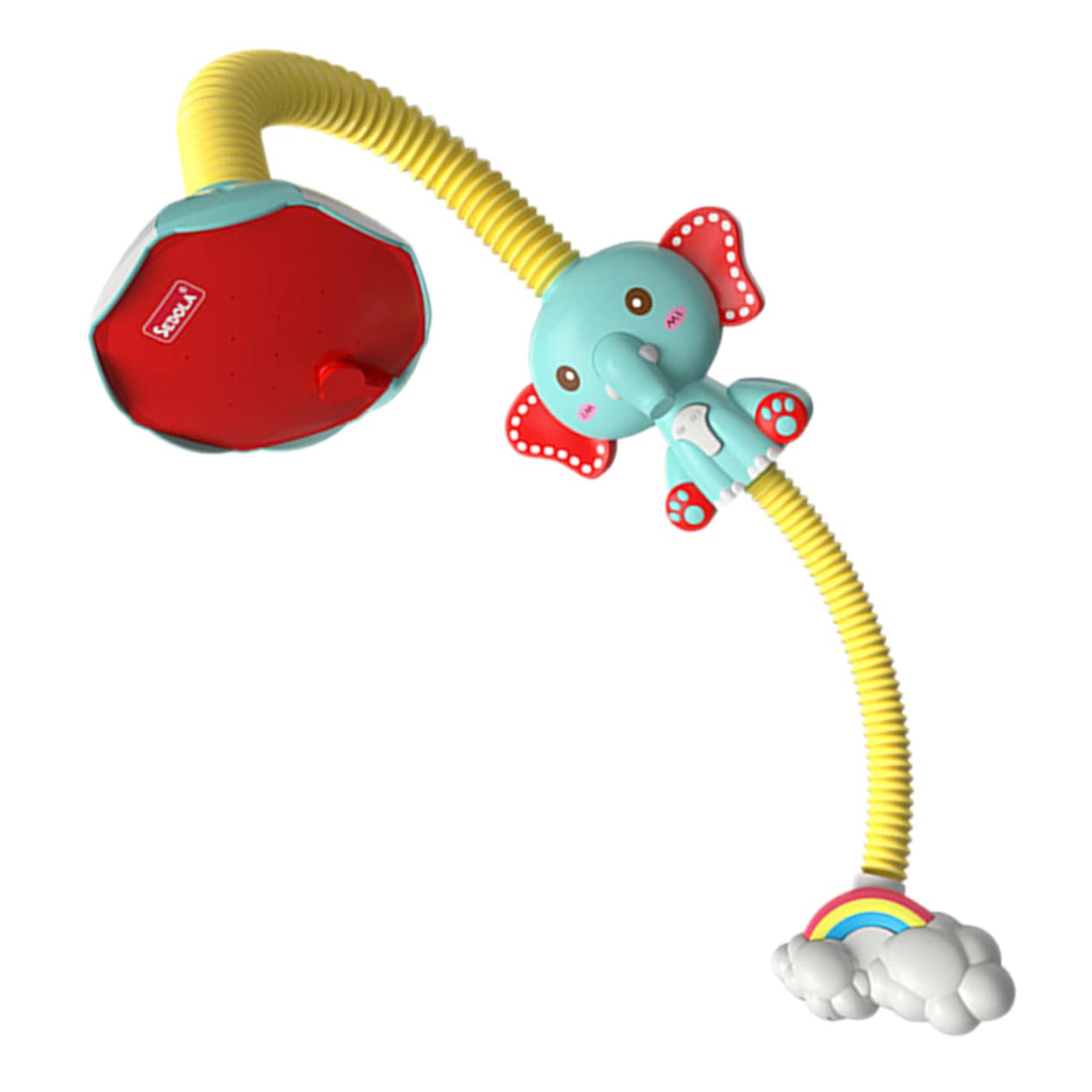 UPKOCH 4pcs Elephant Shower Sprinkler Toy Set - Electric Bath Toys for Kids with ABS Material - Fun Bath Time for Toddlers & Baby Shower Gifts