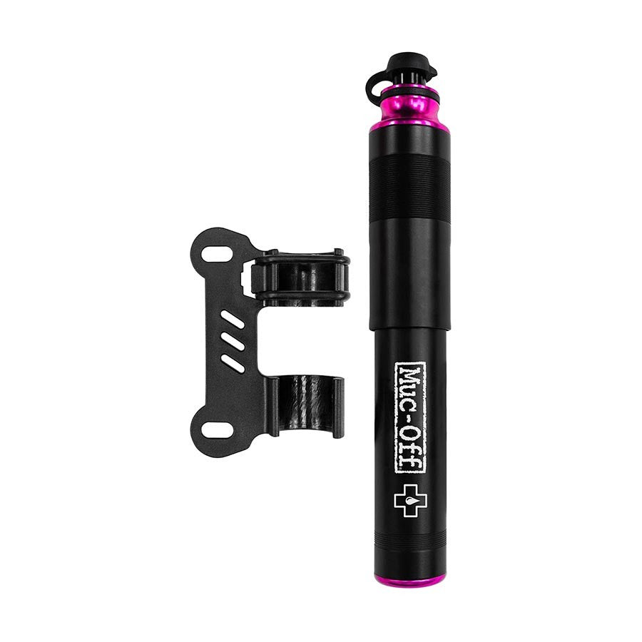 Muc Off Airmach Mini - Compact Bike Pump for Road & Mountain Bikes | Portable Bicycle Tire Inflator for Cycling, Commuting & Outdoor Adventures