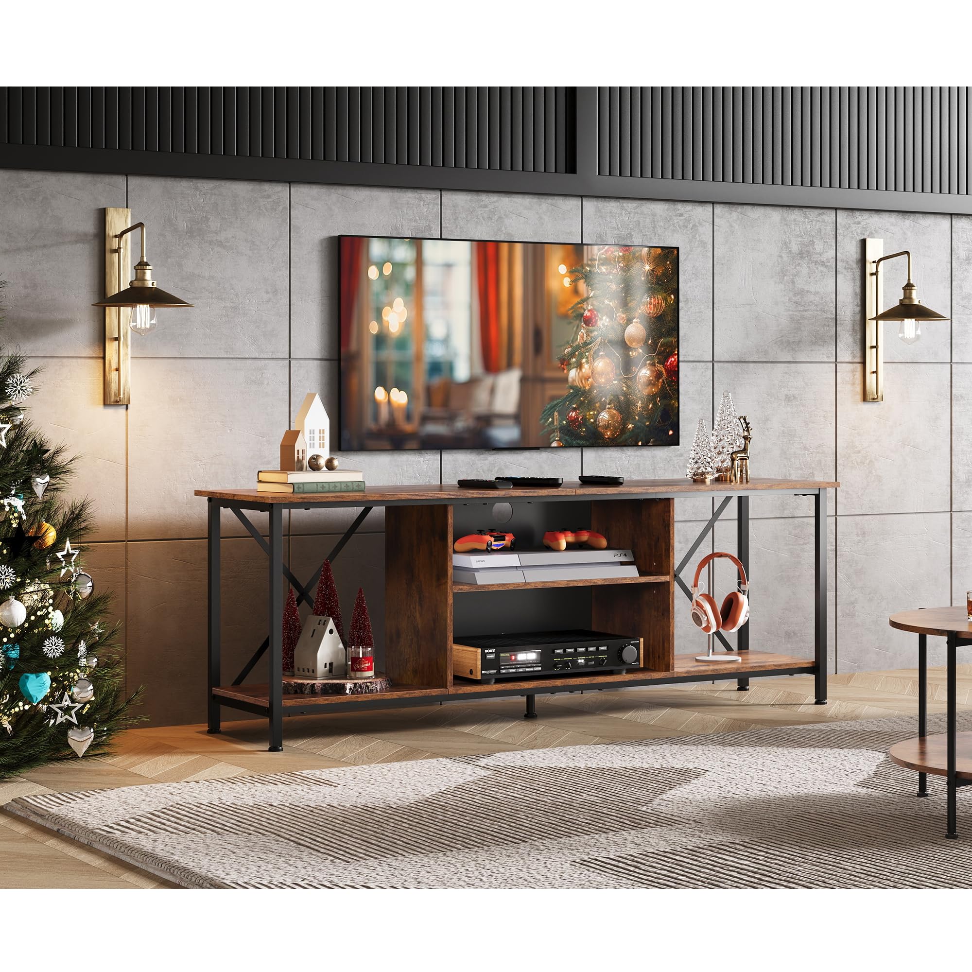 **WLIVE TV Stand for 65 Inch TV, 55