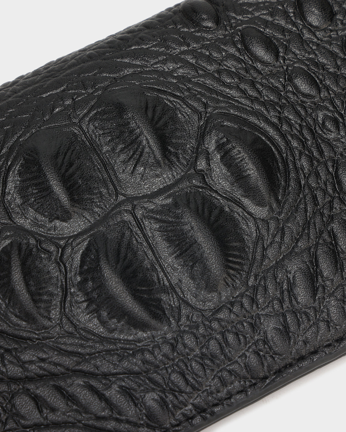 Apollo 2 Chain Black Leather Wallet for Men - Stylish Bifold RFID Blocking Wallet for Everyday Use & Travel