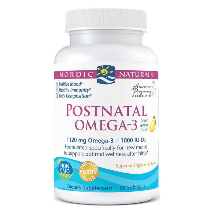 Premium Postnatal Omega-3 Fish Oil Supplement for New Moms - DHA & EPA for Postpartum Recovery, Breastfeeding Support & Baby Brain Development - Ideal for Post-Pregnancy Wellness & Lactation Nutrition