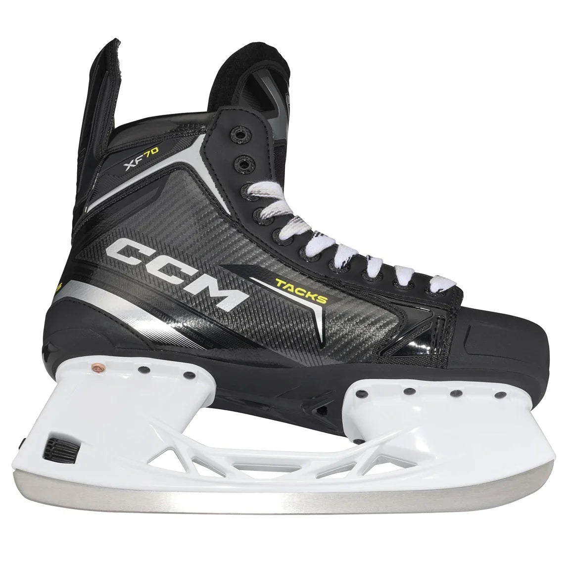 CCM Tacks XF70 Senior Hockey Skates - High-Performance Ice Skates for Men's Competitive & Recreational Hockey Games