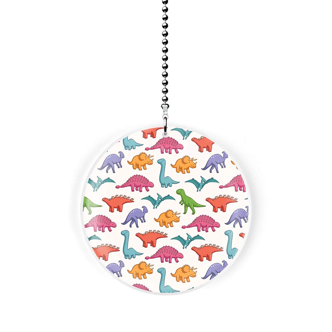 Dinosaur Light Pull Chain - Cute Dinosaur Fan Decor for Kids Room, Bedroom & Nursery | Fun Night Light & Ceiling Fan Accessory