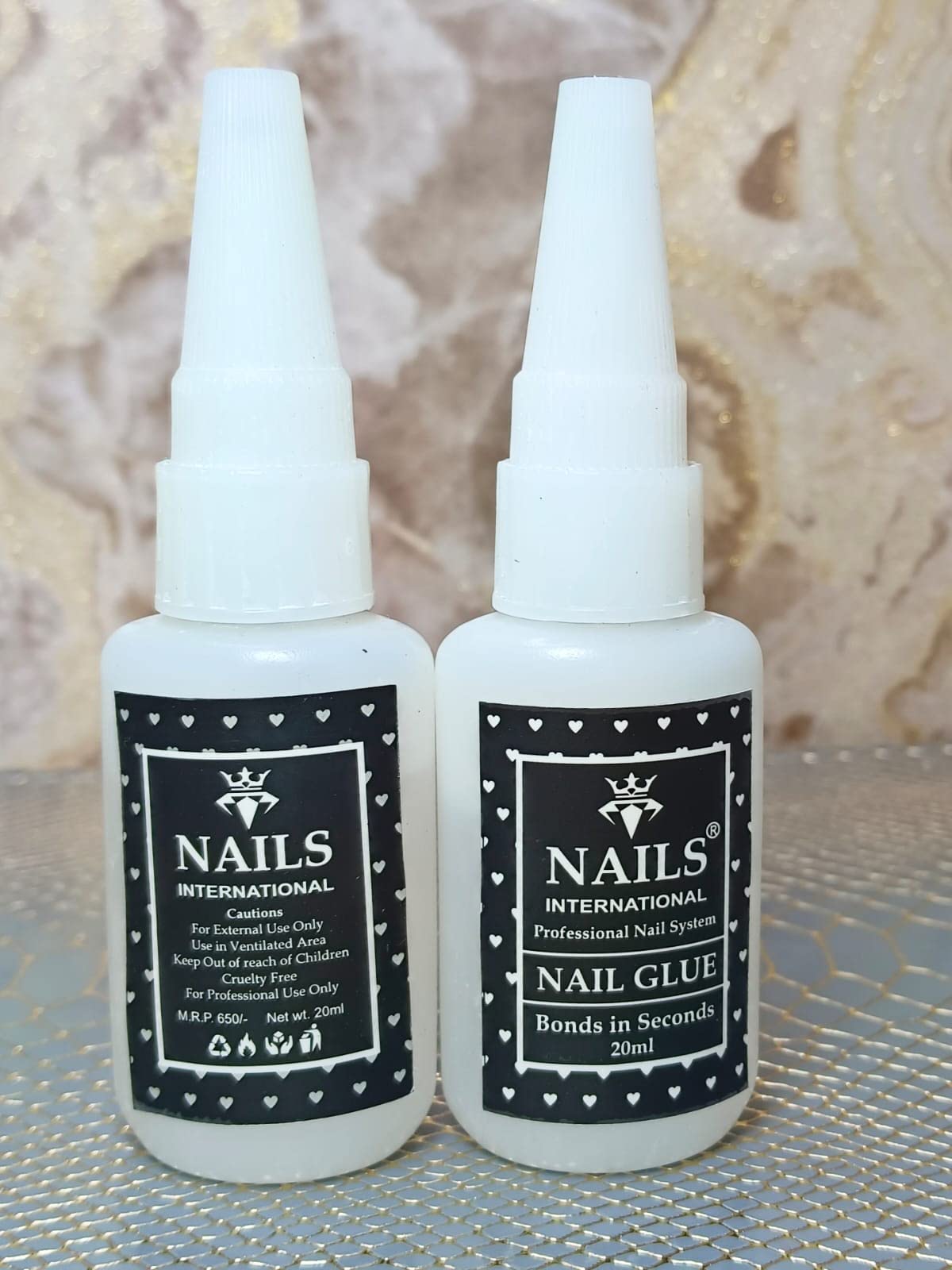 Professional Nail Glue for Acrylic & False Nails - Fast Drying, Strong Hold - Perfect for Nail Art, Extensions & Repairs