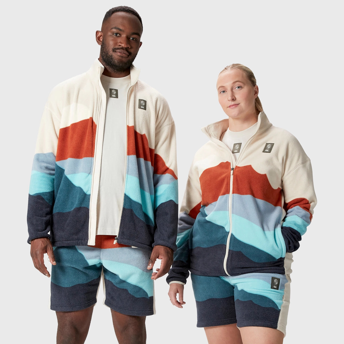 Canterbury British & Irish Lions Outback Fleece Shorts - Men's Rugby Training Shorts with Comfortable Fleece Lining - Perfect for Rugby Practice, Gym Workouts & Casual Wear
