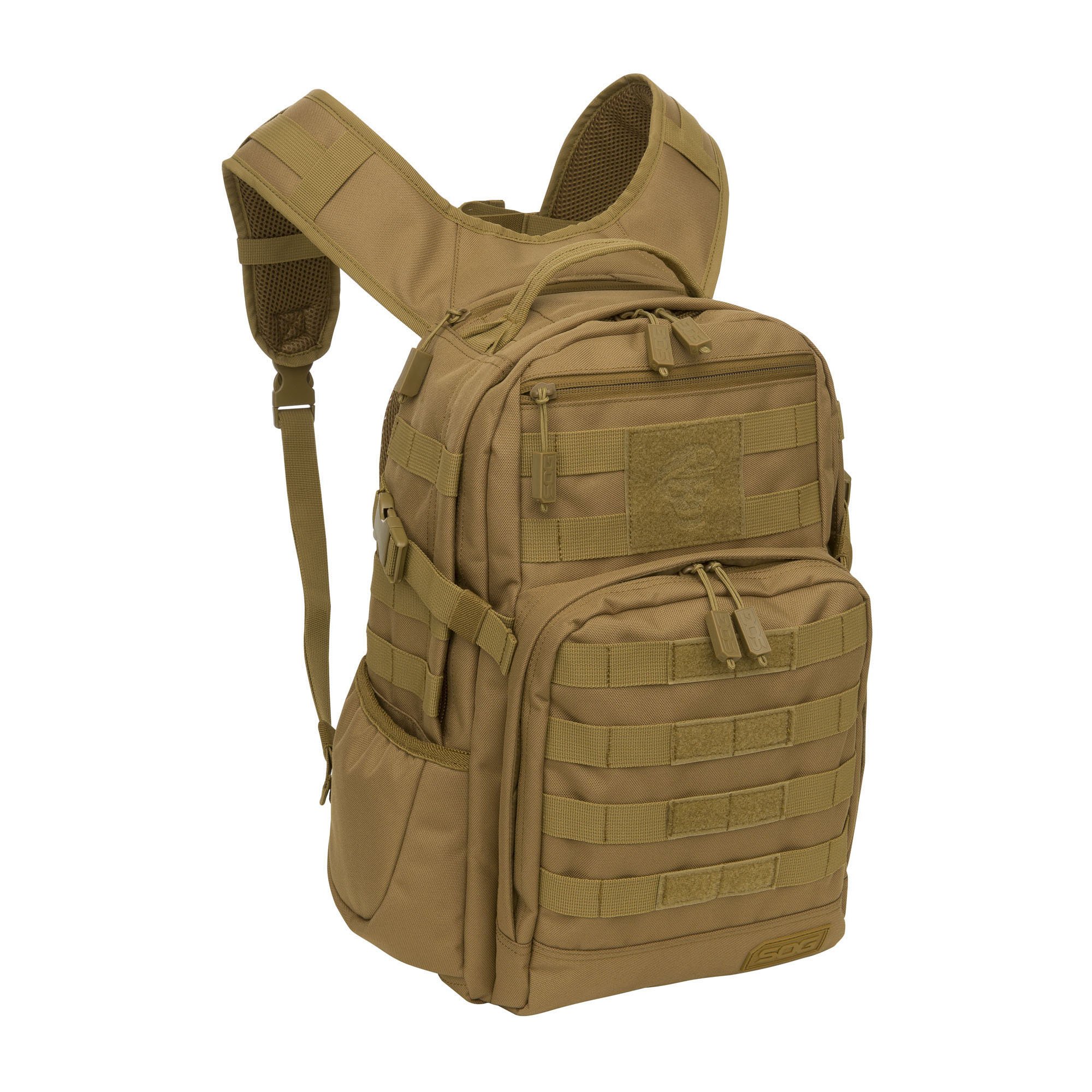 SOG Ninja Tactical Backpack - Military Daypack for Hiking, Camping & Travel - Durable Desert Clay Color - One Size Fits All | Perfect for Outdoor Adventures, Tactical Gear & Everyday Use