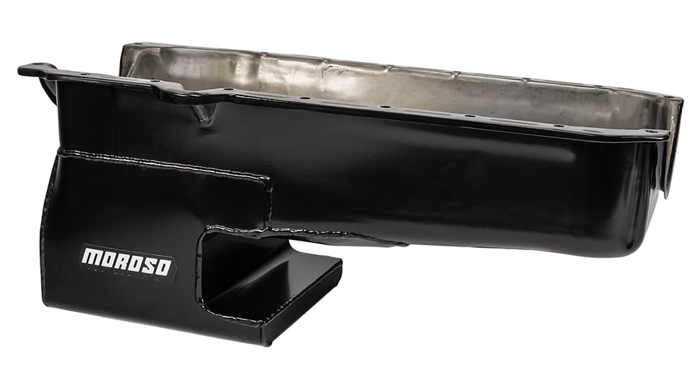 Moroso 20212 Oil Pan for Chevy II Small-Block Engines - High Performance Replacement Part for Chevy Nova, Camaro & Chevy II - Perfect for Racing, Engine Rebuilds & Classic Car Restoration