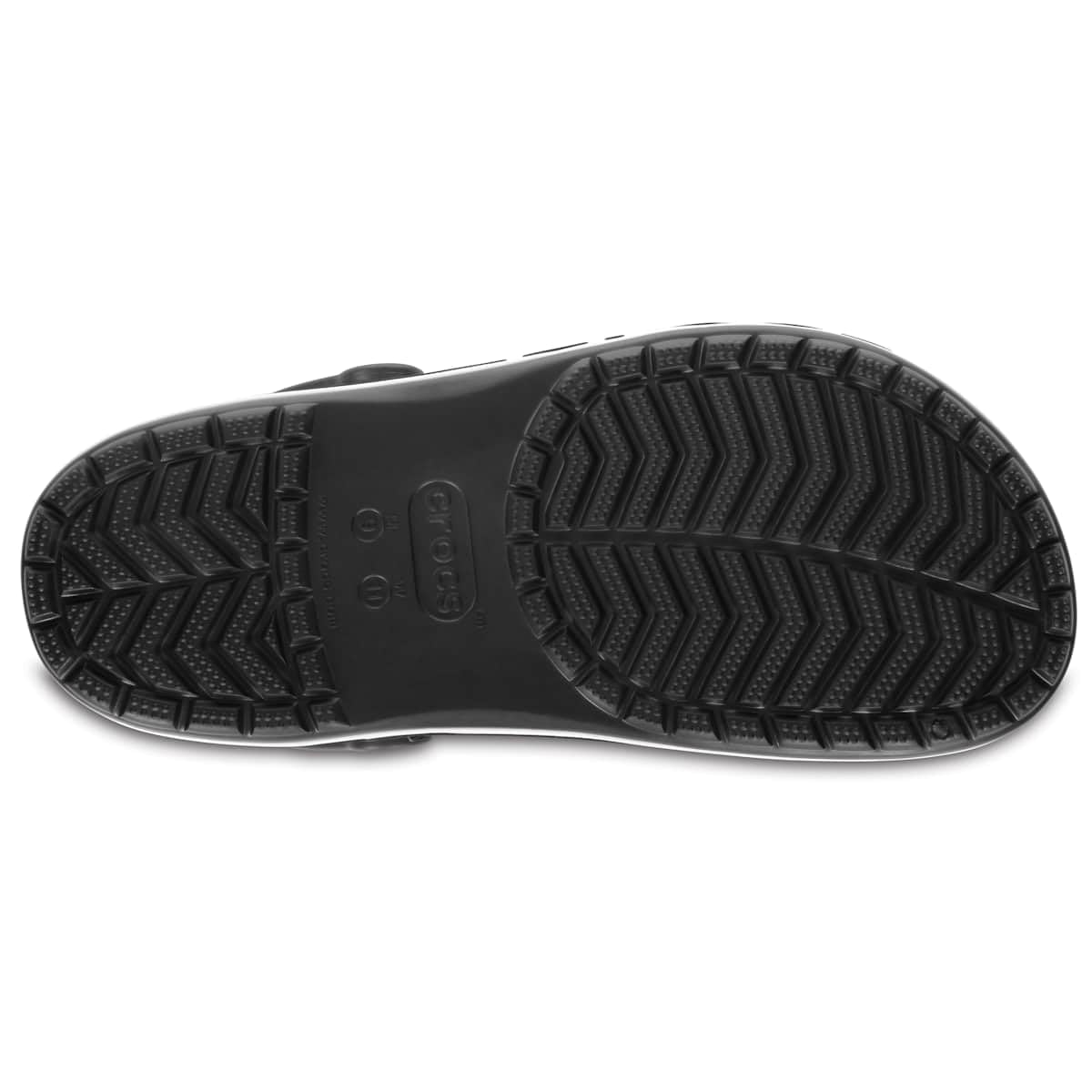 Crocs Bayaband Clog Shoes for Men - Comfortable Slip-On Water Shoes, Black/White, Size M12 - Perfect for Beach, Pool, Garden & Casual Wear