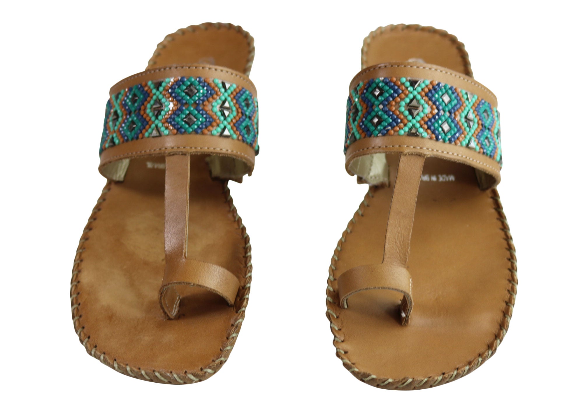 Andacco Zenia Women's Comfortable Leather Sandals - Brazilian Made Flip Flops for Beach, Travel & Summer Outfits