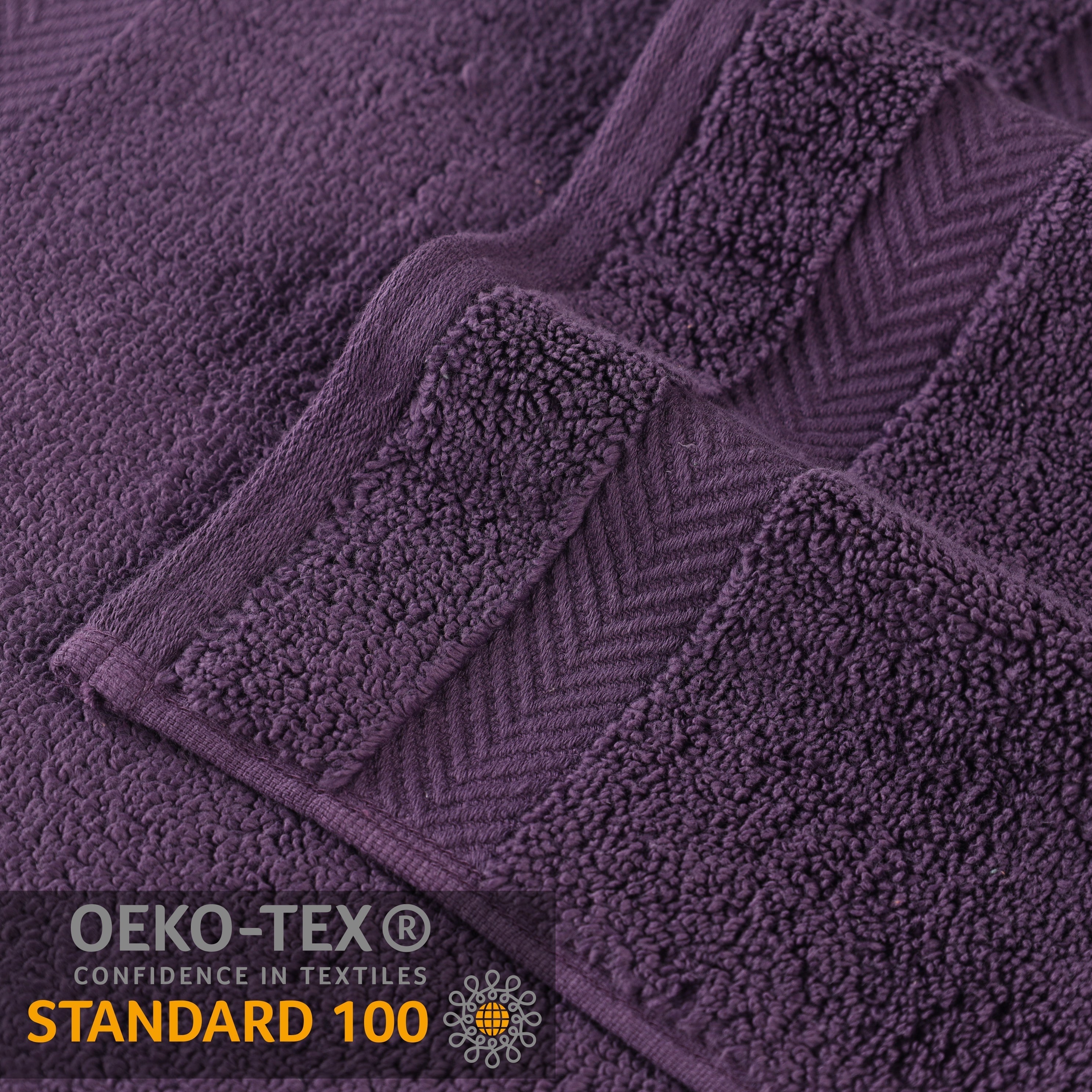 Premium Zero Twist Cotton Towels - Ultra Soft & Highly Absorbent 12-Piece Bath Towel Set for Spa, Gym & Luxury Home Use