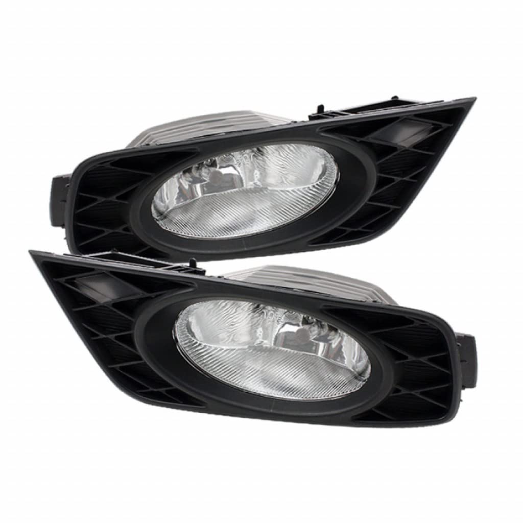 Spyder Fog Lights for Honda Odyssey 2008-2010 - Clear Lens Pair with Switch (FL-CL-HODY08-C) | 5020727 | Perfect for Night Driving & Enhanced Visibility