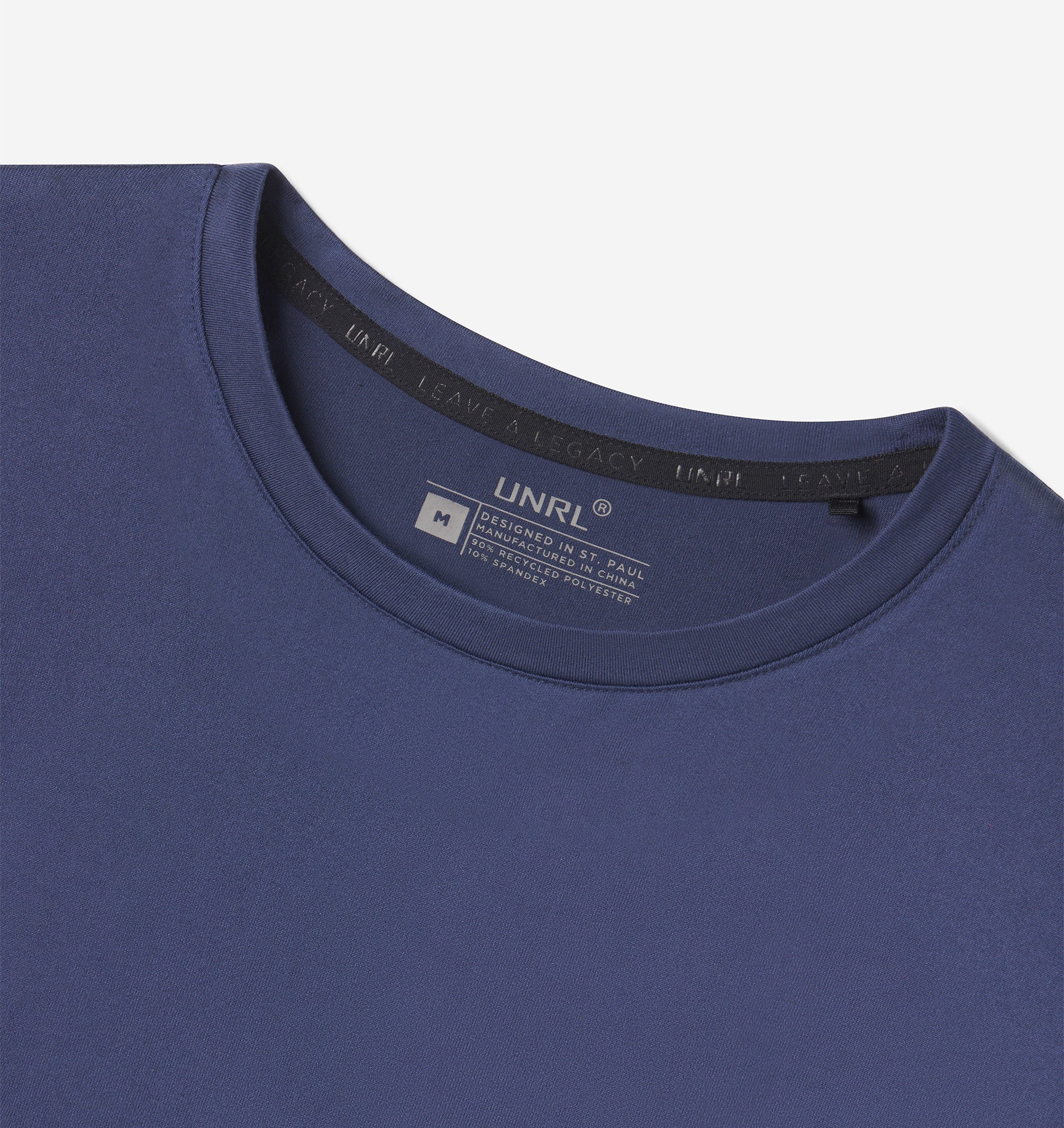 Unrl Ultra Tee - Premium Cotton T-Shirt for Men in Harbor Blue | Comfortable Casual Wear for Everyday & Gym