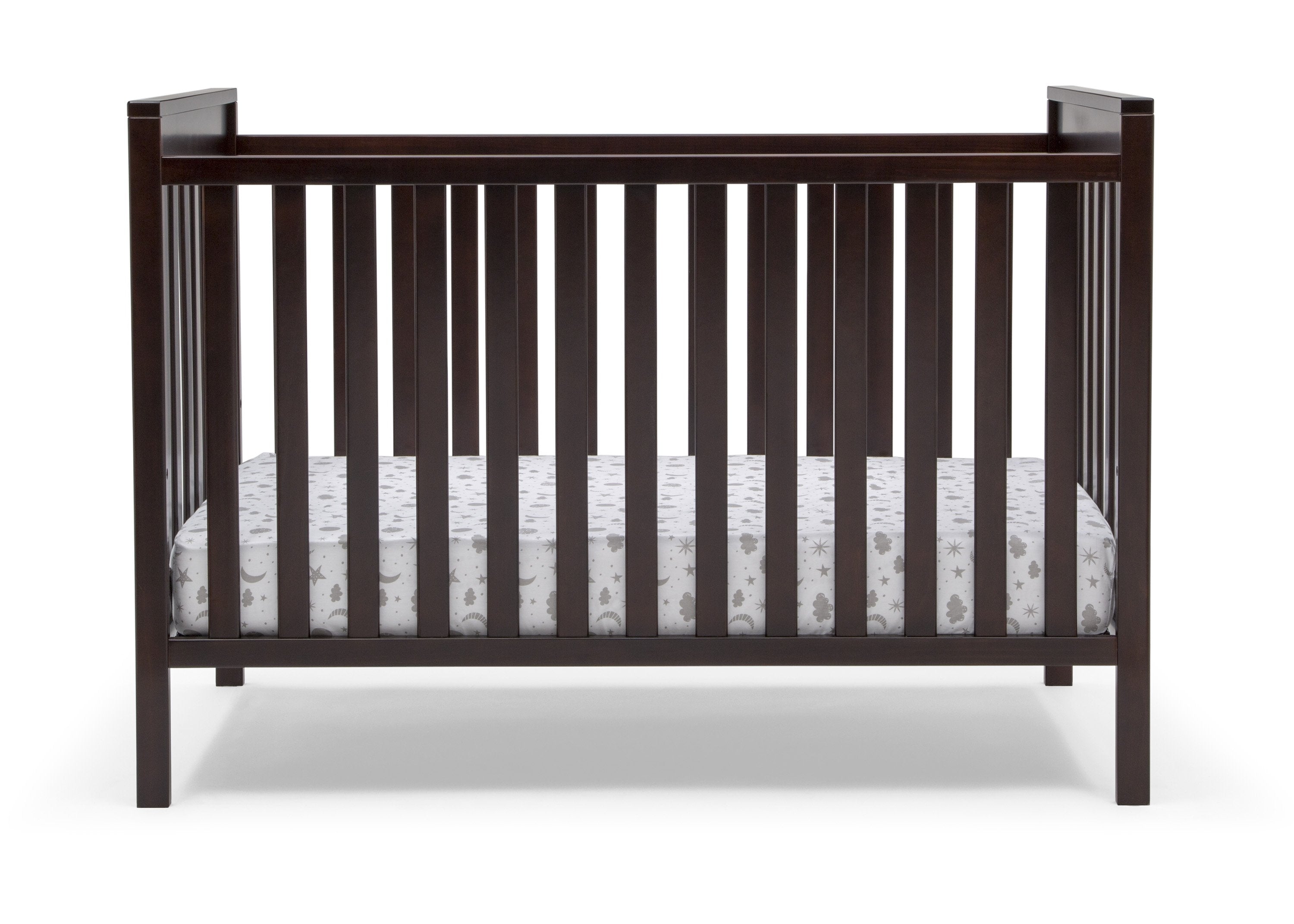 Mercer 6-in-1 Convertible Baby Crib with Toddler Rail - White Nursery Furniture for Newborn to Full Size Bed | Perfect for Nursery, Bedroom & Guest Room
