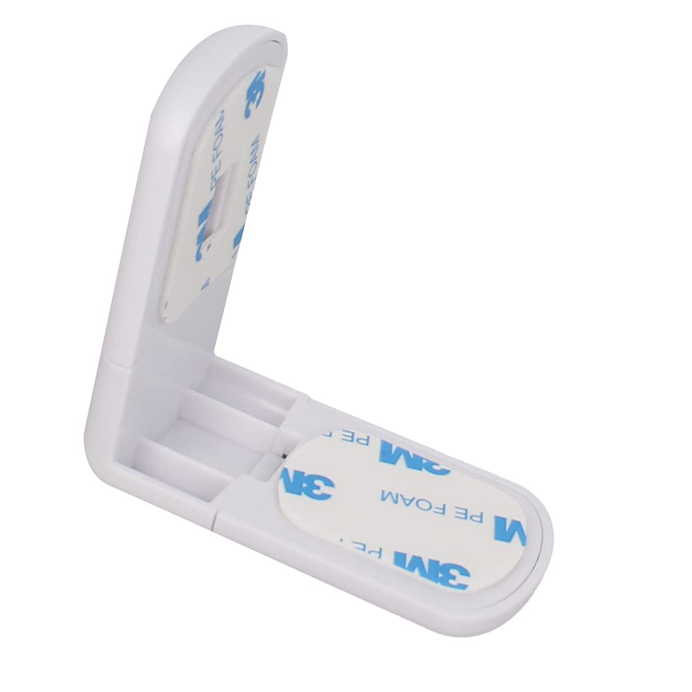Baby Proofing Safety Locks - 2 Pack White ABS Plastic Multi-Use Adhesive Straps (68mm/2.68