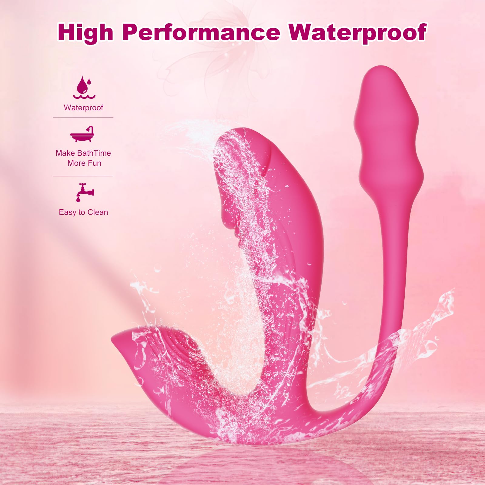 3-in-1 App & Remote Control Vibrator - 6x6x6 Vibration Modes, Wearable Panty & G-Spot Stimulator for Women | Adult Sex Toys for Couples Play & Solo Pleasure