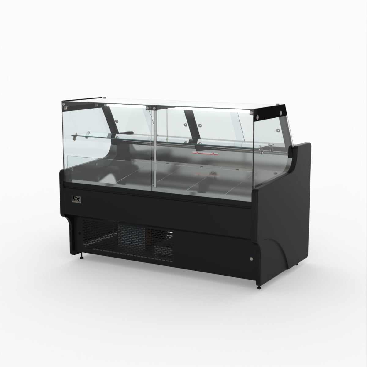 1.5 Meter Deli Showcase Glass Display Case - Commercial Refrigerated Food Display for Bakery, Deli, and Supermarket Use
