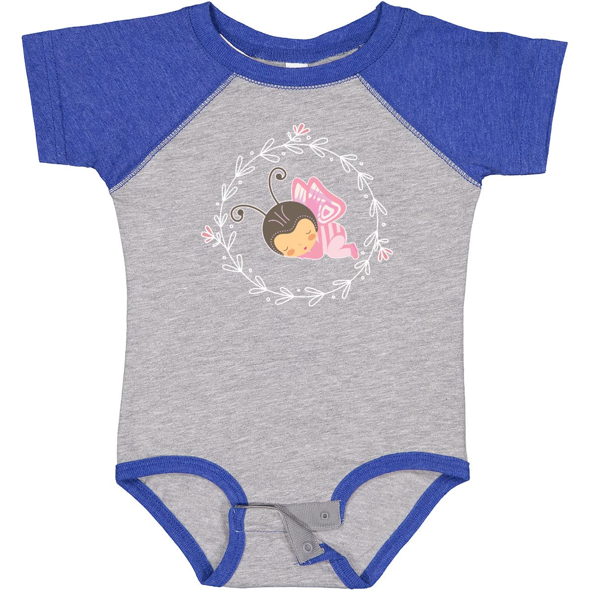 Inktastic Cute Butterfly Baby Bodysuit for Girls - Soft & Comfortable Infant Onesie for Newborns, Photo Shoots, and Everyday Wear