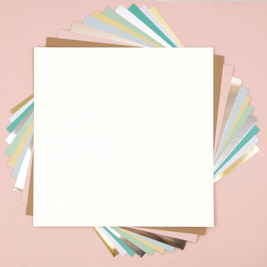 Premium 15-Pack Silver Cardstock Paper for Card Making & Scrapbooking | 250 GSM Heavyweight | 12x12 Inches (30.48x30.48 cm) | Perfect for DIY Crafts, Wedding Invitations, Photo Albums & Home Decor Projects