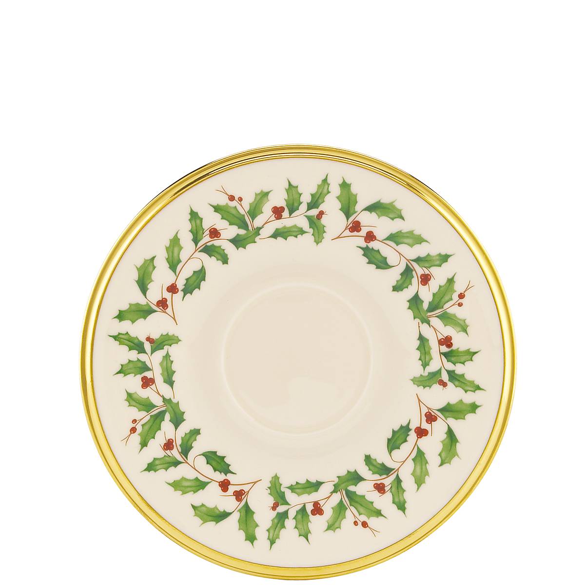 Elegant Holiday Tea Saucer Set - Porcelain Tea Cup Plates for Christmas, Thanksgiving & Festive Gatherings - Perfect for Afternoon Tea, Desserts & Party Decor