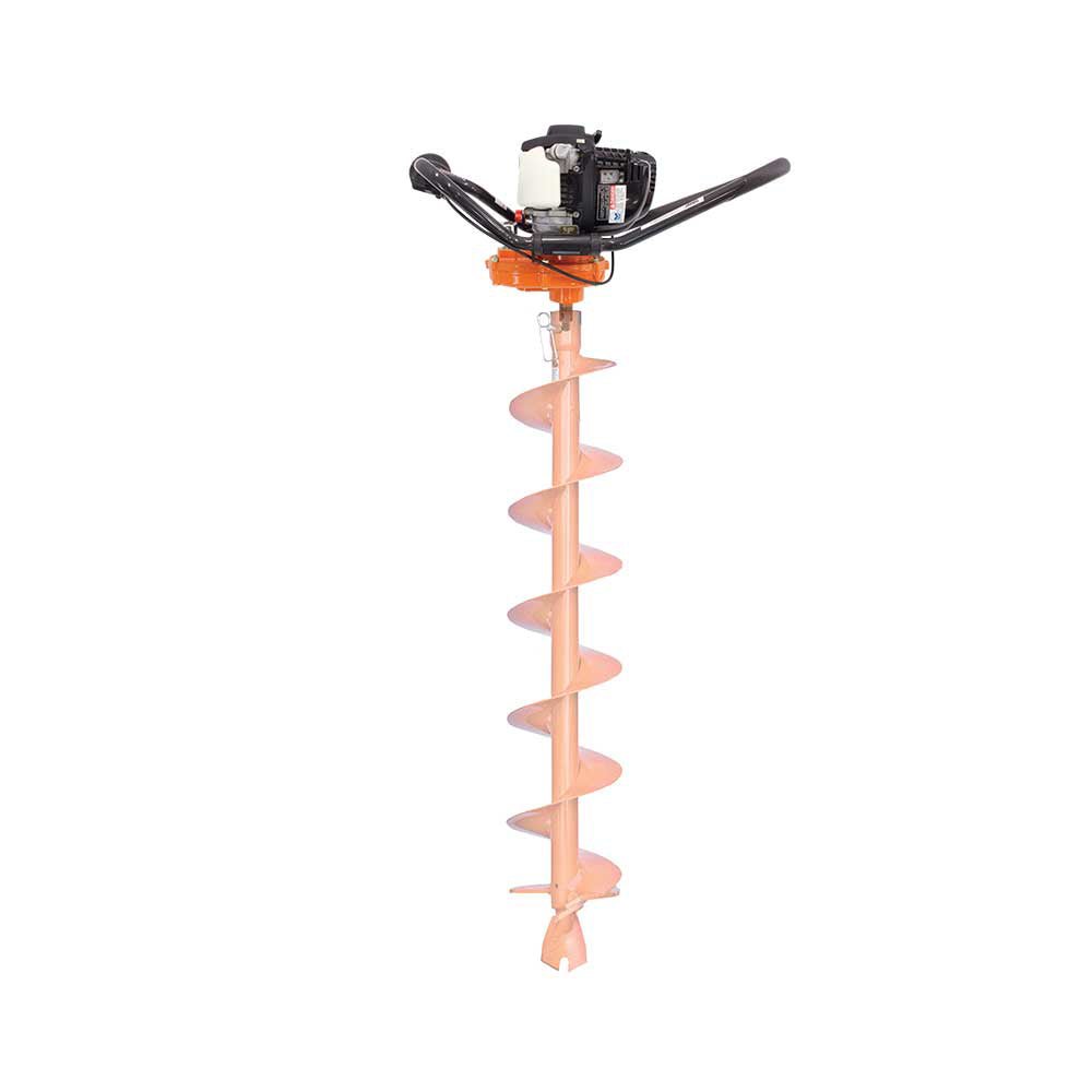 Brave One Man Auger with 1-Inch Round Bit | Powered by Honda GX35 Engine | Ideal for Landscaping, Fence Post Installation & Gardening