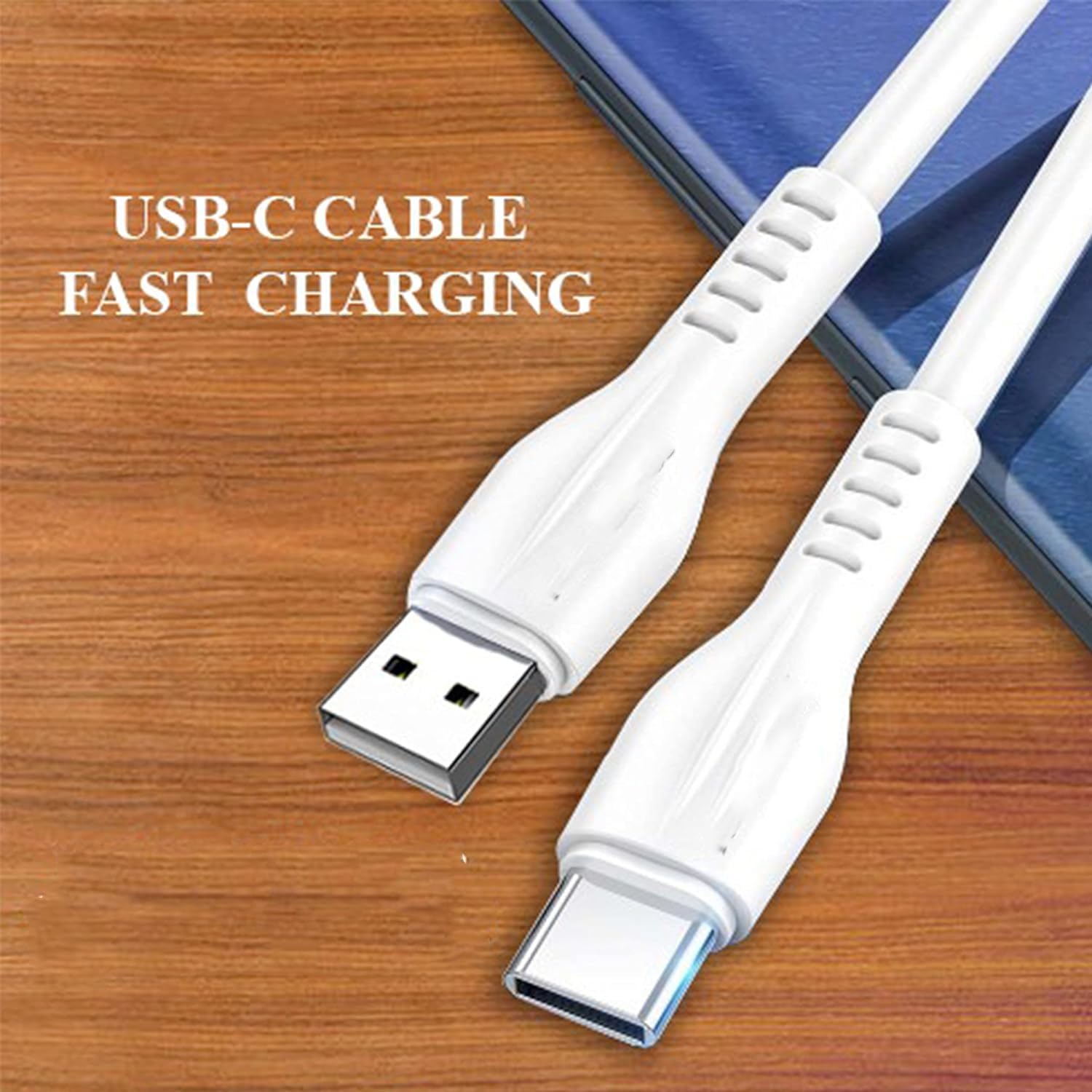 Fast Charging USB C Cable 3A - Compatible with Samsung Galaxy S21/S20/S10/S9/S8, Huawei P30/P20/P40, Google Pixel, Sony Xperia & Nintendo Switch - Durable Type C Charger Lead for Phones, Tablets & Gaming Consoles - Perfect for Home, Office & Travel Charging