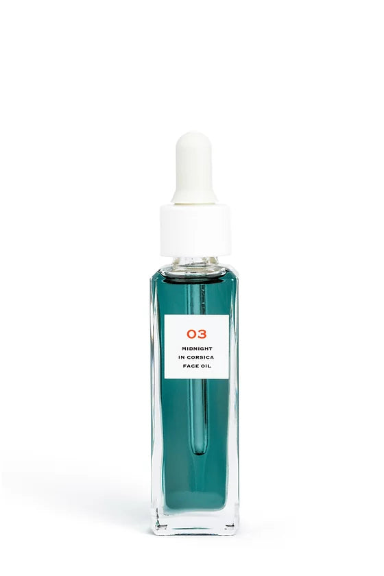 03 Midnight in Corsica Face Oil - Hydrating & Anti-Aging Facial Treatment for Dry Skin | Perfect for Nighttime Skincare Routine & Travel Essentials