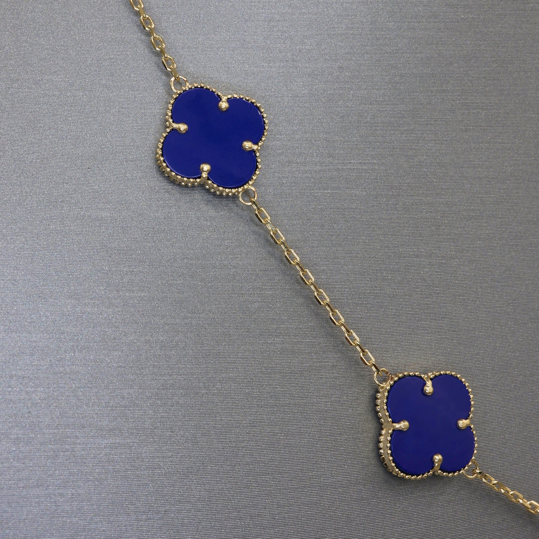 14K Gold Purple Clover Choker Necklace for Women - Elegant Fancy Jewelry Gift for Birthday, Anniversary & Special Occasions | Perfect for Parties, Date Nights & Formal Events
