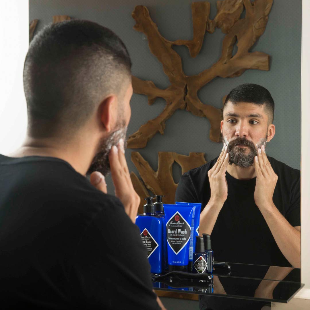 Jack Black Beard Wash & Conditioner for Men - Hydrating & Softening Beard Care Kit with Natural Ingredients | Perfect for Daily Grooming & Gift for Him