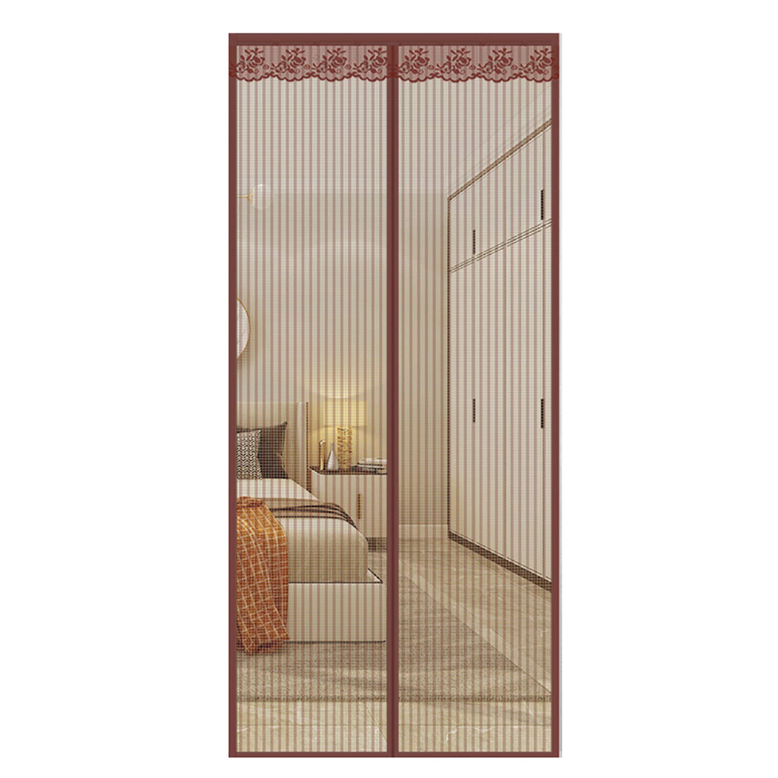 Magnetic Screen Door 43x78in - Heavy Duty Sliding Mesh Screen Door with Strong Magnets | Easy Install, No Tools Needed | Perfect for Patio, Deck, or Backyard to Keep Bugs Out