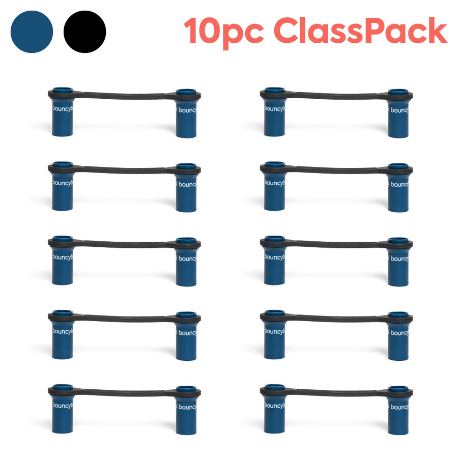 Bouncyband® 10-Piece ClassPack for Elementary School Chairs (13-17 Inch) - Improve Focus & Reduce Fidgeting in Classroom Learning