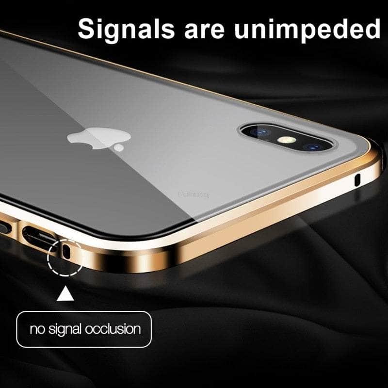 Magnetic Tempered Glass Privacy Case for iPhone 15 Pro Max - Anti-Spy Screen Protector with Strong Magnets for Secure Attachment | Perfect for Office, Travel and Everyday Use