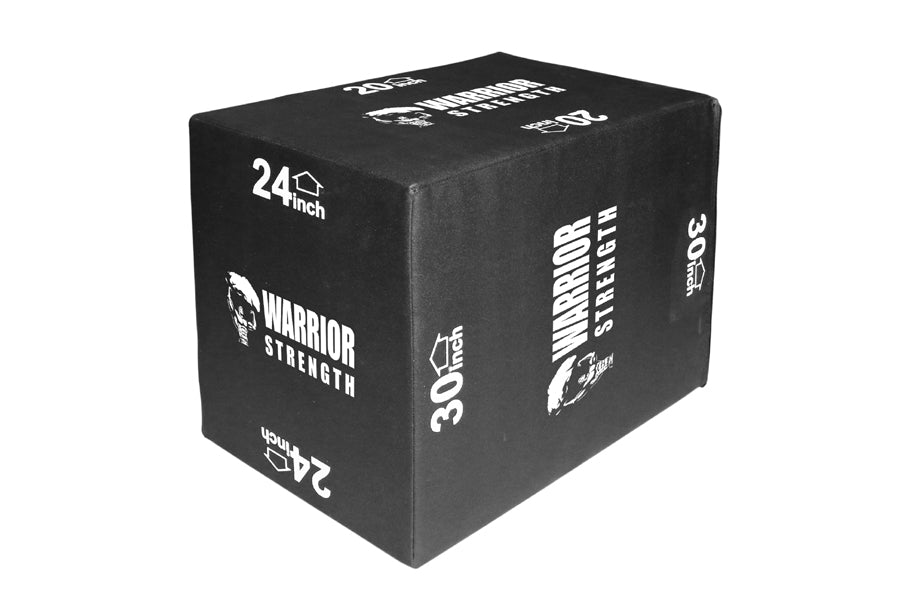 Warrior 3-in-1 Rotatable Soft Plyo Box for CrossFit, Home Gym & Functional Training - Adjustable Height Exercise Box for Jump Training, Step Ups & Workouts