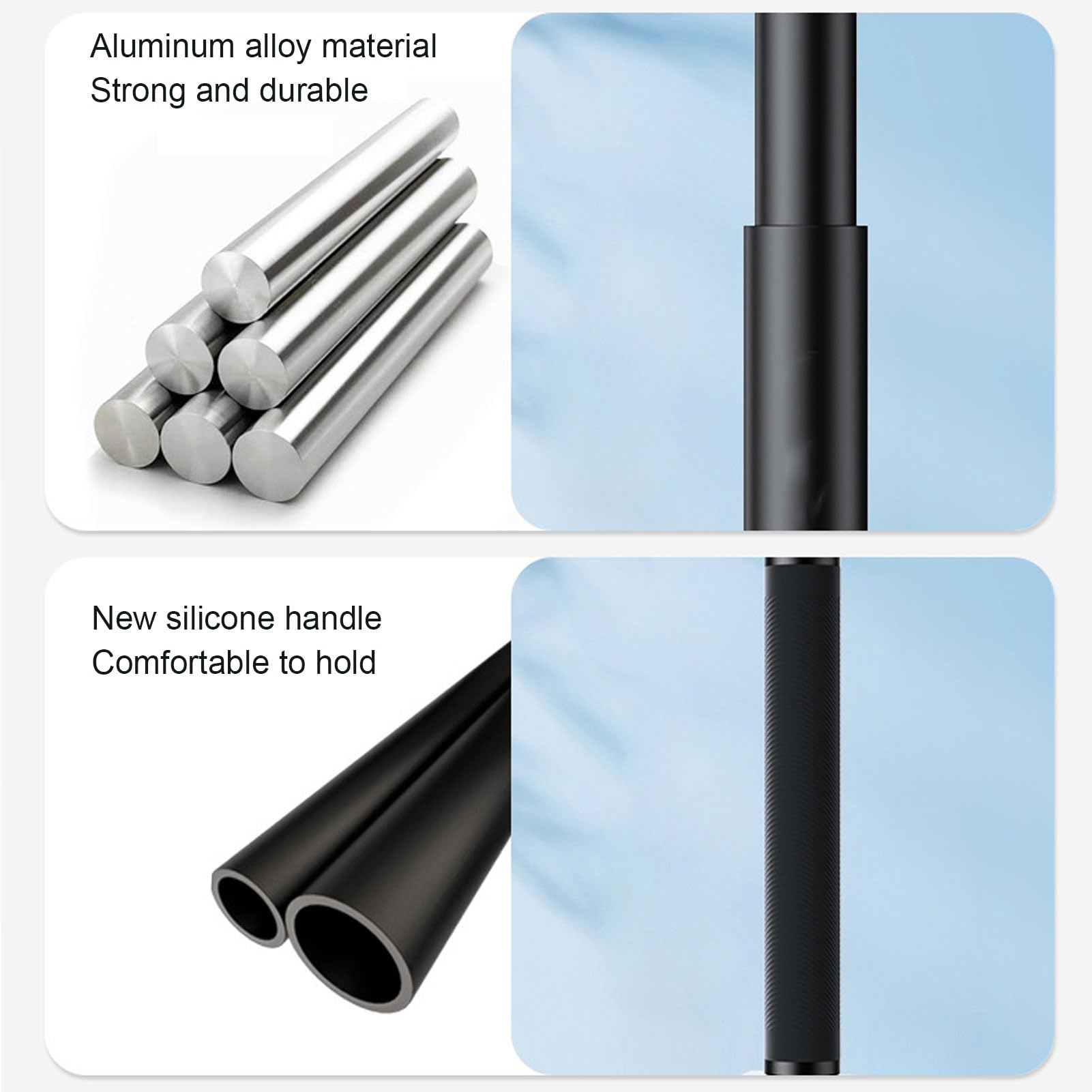 Best Aluminum Alloy Selfie Stick with Adjustable Length - Extendable Phone Tripod Mount for Sports Cameras & Smartphones | Perfect for Vlogging, Travel & Outdoor Adventures