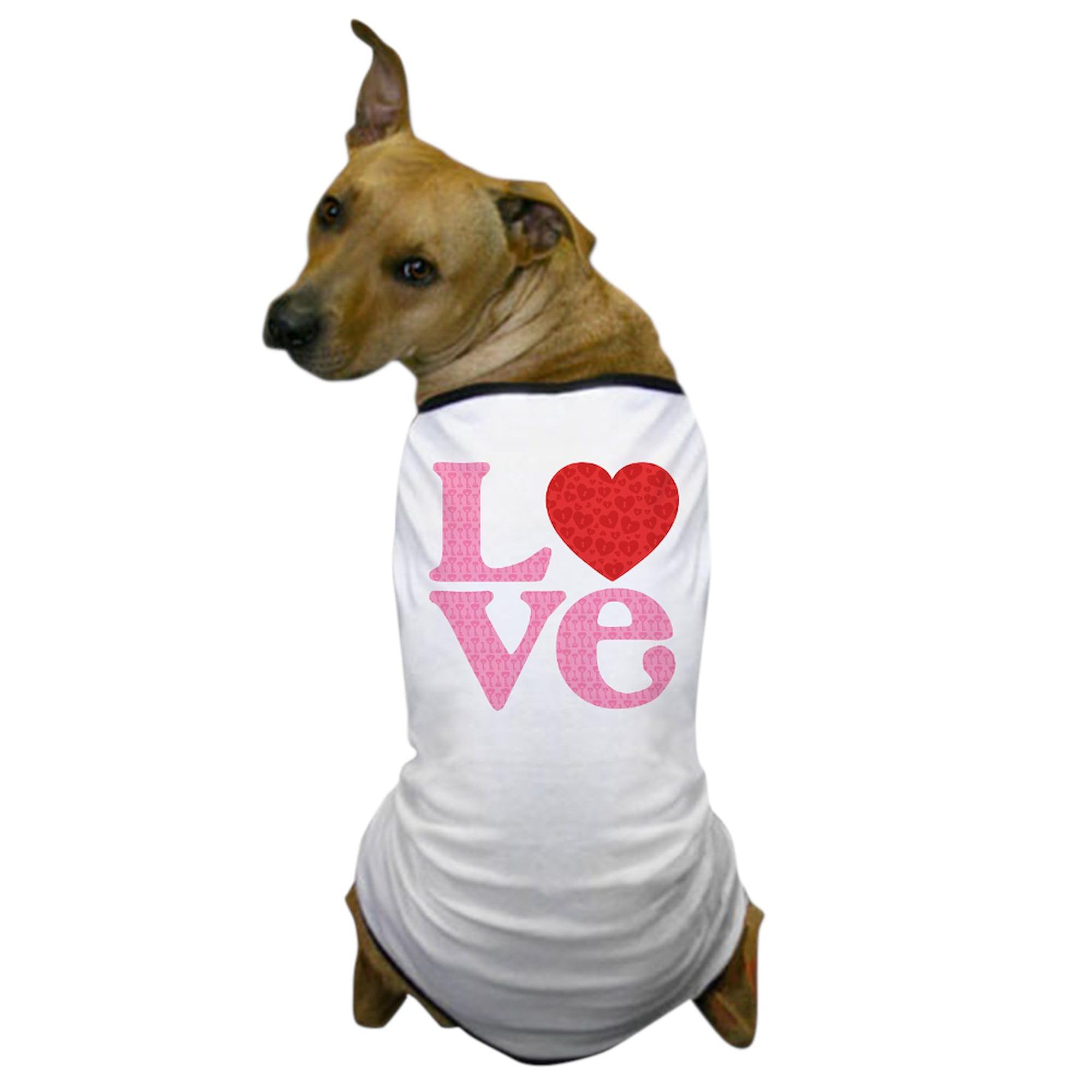 Funny Love Dog T-Shirt - Cute Pet Clothing & Costume for Dogs | Perfect for Dog Lovers, Pet Parties & Halloween Costumes