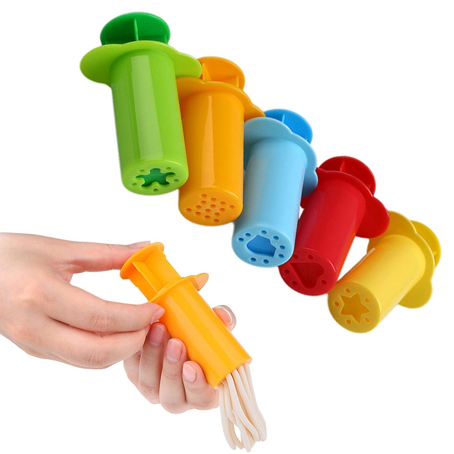 11-Piece Smart Dough Tools Kit with Models & Molds | Dough Extruders for Kids | Perfect for Playdough Creations, Baking Decorations & Sensory Play Activities