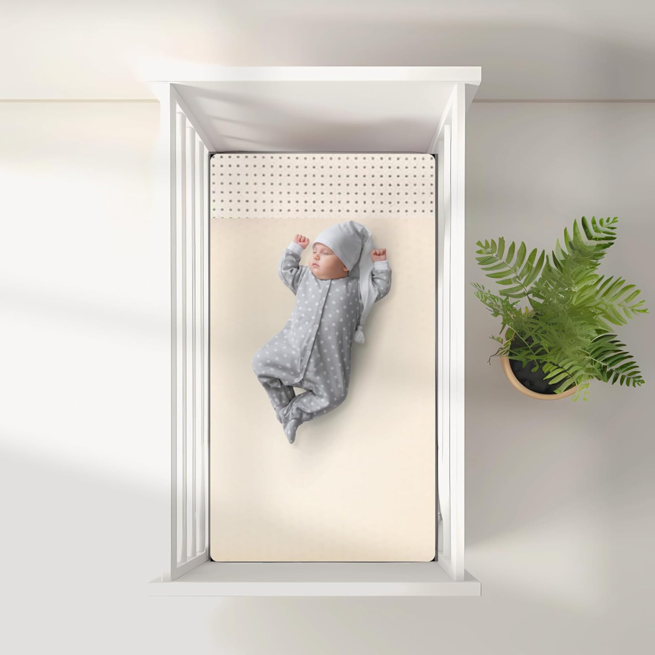 Organic Latex Baby Crib Mattress Topper 3