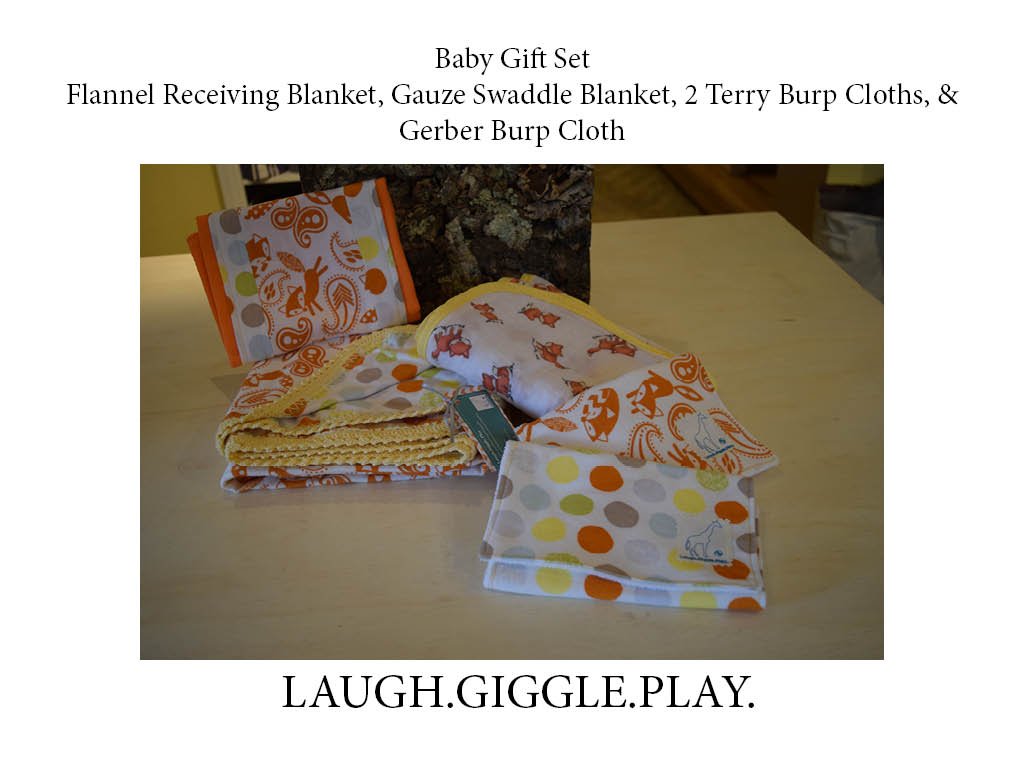 Heirloom Baby Gift Set - Adorable Fox Design - Gender Neutral Newborn Present for Showers, Birthdays & Christenings