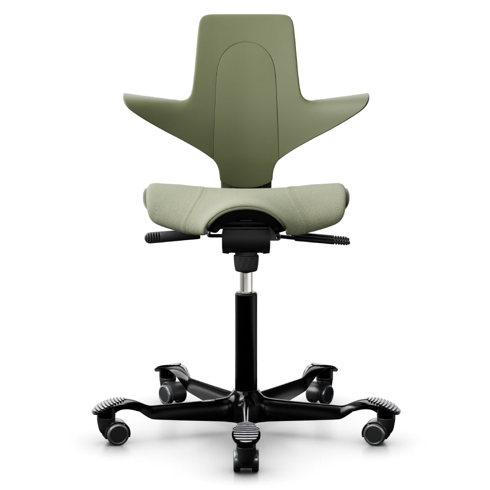 Ergonomic HÅG Capisco Saddle Chair 8020 - Adjustable Office Chair for Back Pain Relief, Perfect for Home & Work Use - Ideal for Standing Desks, Computer Work & Creative Professionals