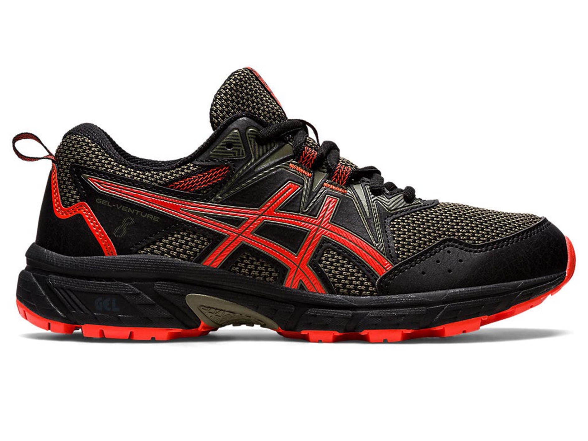 ASICS Junior Gel Venture 8 GS Running Shoes for Kids - Lightweight Trail Sneakers with Shock Absorption (Style 1014A141-901) - Perfect for School Sports, Outdoor Adventures & Daily Play