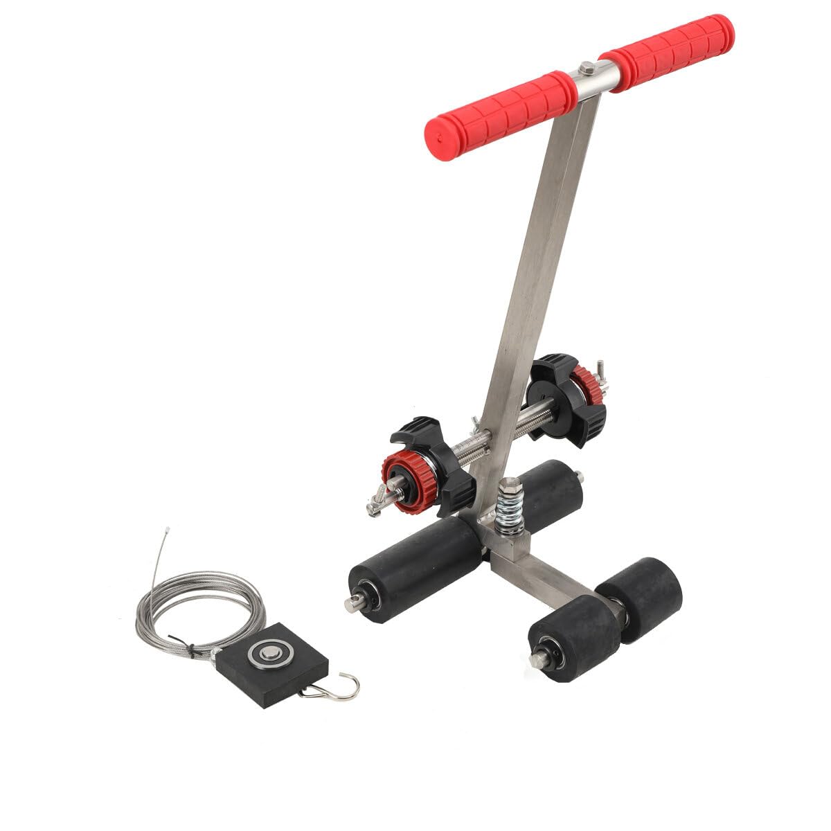 Professional Floor Tape Applicator Machine - Hand-Push Court Line Marker for Tile, Concrete & Asphalt | Perfect for Sports Courts, Warehouse Floor Marking & Parking Lot Lane Striping