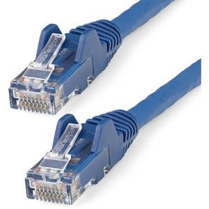 1m CAT6 Ethernet Cable - LSZH (Low Smoke Zero Halogen) - 10Gbps 650MHz 100W PoE RJ45 UTP Network Patch Cord with Snagless Boot & Strain Relief - Blue CAT6 Cable (ETL Verified) - Ideal for Home Office, Gaming & Server Rooms (N6LPATCH1MBL)