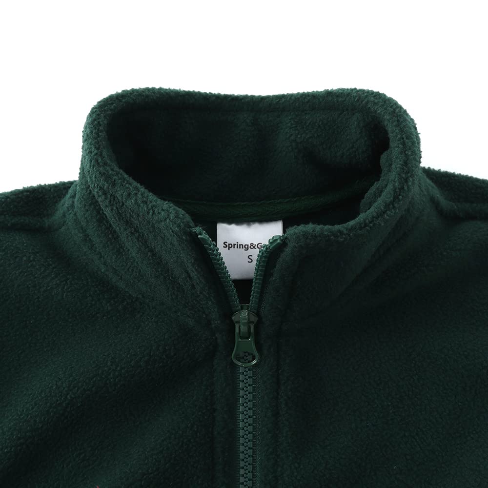 **Boys' Full Zip Polar Fleece Vest - Sleeveless Warm Jacket with Pockets for Kids (3-12 Years) - Outdoor Play & Winter Layering**