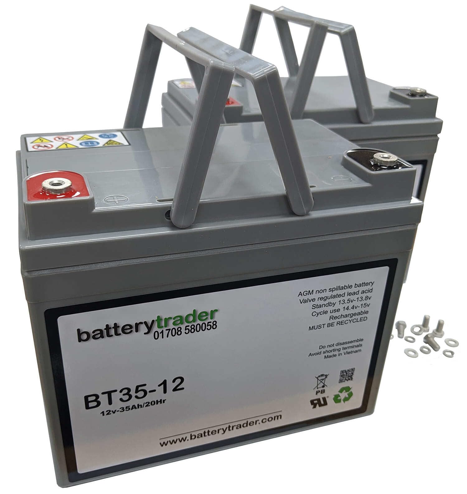 BatteryTrader® Replacement Batteries for Dalton Medical RW Mobility Wheelchair - Compatible, Long-Lasting Power Solution for Enhanced Mobility and Independence - Perfect for Home Use, Travel, and Outdoor Activities