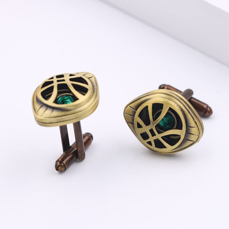 **Gold Alloy Cufflinks for Men – Elegant Shirt Accessories for Formal Wear & Business Attire**