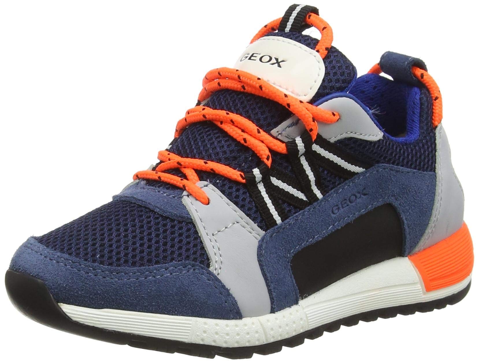 Geox Alben 29 Sneakers for Boys - Breathable Kids' Shoes for School & Play | Comfortable Lightweight Walking Shoes for Active Boys