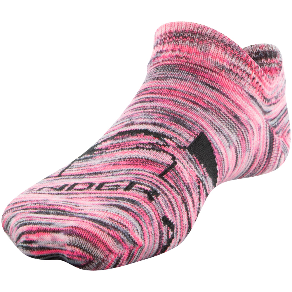 Under Armour Youth Essential No Show Socks 6-Pack for Girls - Breathable & Cushioned Athletic Socks for Running, School & Everyday Comfort