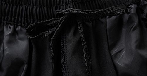 Big and Tall Quick Dry Men's Shorts with Pockets - Black (Size M) - Perfect for Outdoor Activities, Gym Workouts & Summer Travel
