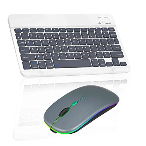 Shadow Grey Keyboard with Titanium RGB Led Mouse